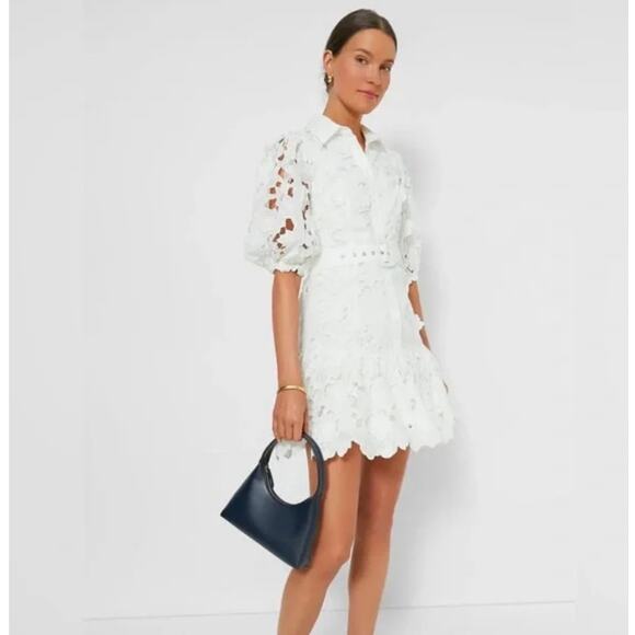 Tuckernuck Dresses & Skirts - TUCKERNUCK EN Saison Ottis Floral Cutwork Minidress NWT Size Small